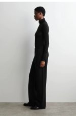Straight Trousers Black - Image 2