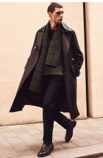 Leather Coat Brown - Image 2