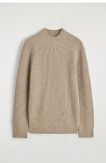 Standard Rib Wool Half Turtleneck Knitwear - Image 3