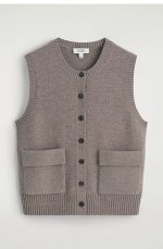Wool Round-Neck Vest - Image 4