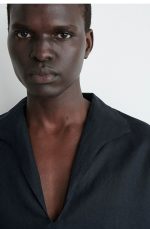 Linen Shirt Navy - Image 3