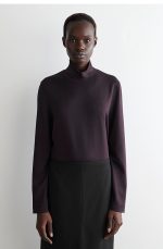 Knitted Turtleneck Top