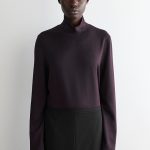 Knitted Turtleneck Top