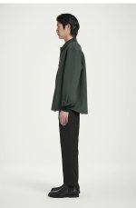 Cotton Slim Pants Black