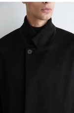 Wool Coat Black - Image 2