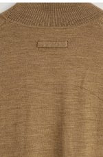 Wool Collared Sweater Brown - Image 4