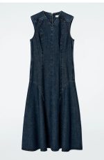 Denim Slim Dress - Image 4