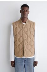 Quilted Vest Beige
