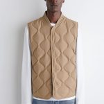Quilted Vest Beige