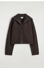 Wool Cardigan Brown - Image 4