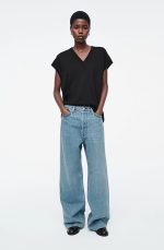 Volume Casual Wide-leg Low Waist Denim