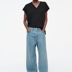 Volume Casual Wide-leg Low Waist Denim