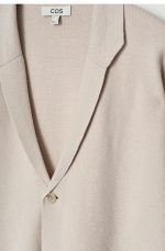 Knitted Single-Breasted Jacket - Image 4