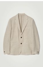 Linen Single-Breasted Jacket - Image 4