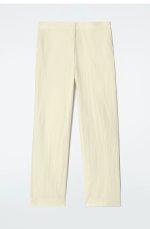 Cotton Straight Pants - Image 3