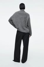 Wool Straight Pants Black - Image 2