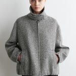 Tweed Mock-Neck Jacket