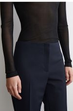 Wool Slim Pants Blue - Image 2