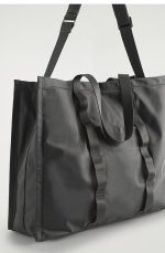 Nylon Large Capacity Tote Bag Gray - Image 3