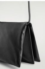 Leather Crossbody Bag Black - Image 4