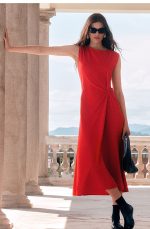 Cross Strap Leather Sandals Black