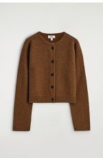 Wool Cardigan Brown - Image 3