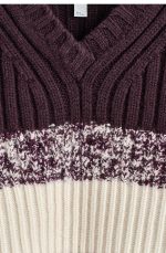 Wear Standard Wool Blend V-neck Knitwear - Image 4