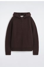 Wool Hoodie Brown - Image 3