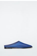 Mesh Flats Muller Shoes Cobalt Blue - Image 3