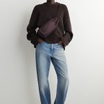 Nylon Drawstring Messenger Bag Wine Red