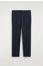 Wool Slim Pants Blue - Image 3