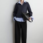 Cotton Polo-Collar Shirt Navy