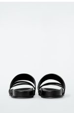 Broadband Leather Sandals Black - Image 4