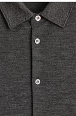 Wool Shirt Gray - Image 4