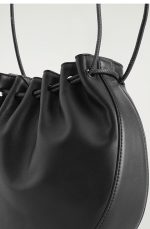 Leather Crossbody Bag Black - Image 4