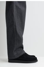 Frosted Leather Desert Boots Black - Image 3