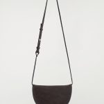 Dark Brown Saddle Bag Thin Shoulder Strap Crossbody Bag