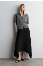 Merino Slim Cardigan Gray