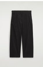 Corduroy Straight Pants Black - Image 3