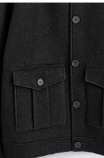 Wool Jacket Black - Image 4