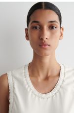 Cotton Pleated Vest - Image 2