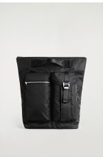 Nylon Backpack Black