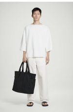 Canvas Large Capacity Tote Bag Black - Image 2