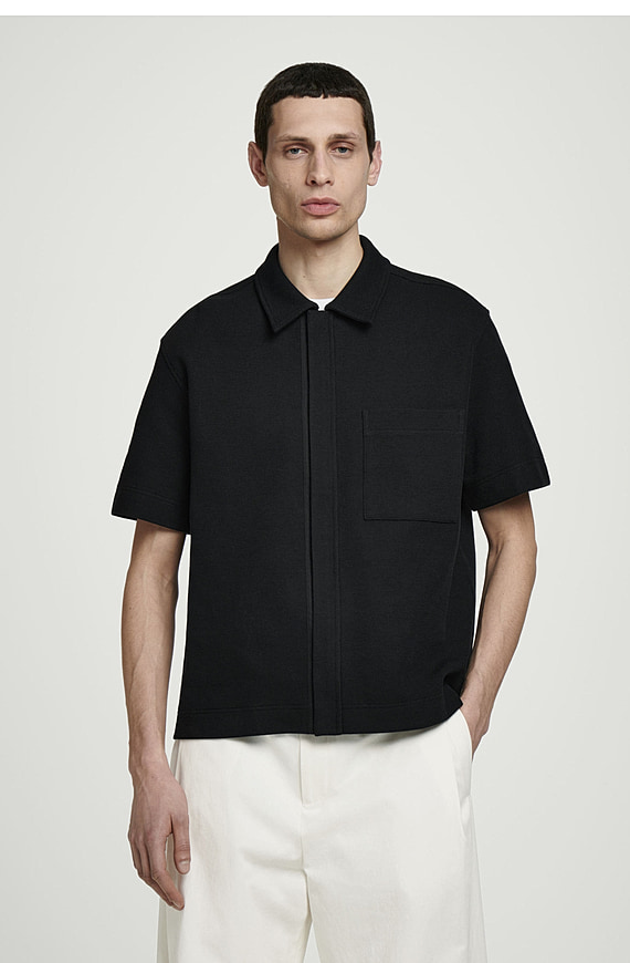 O1CN01COMc6U1u7vsXWwXza_!!4611686018427380567-0-item_pic Knitted Shirt Black - Image 1