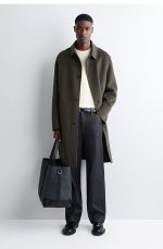 Wool Blend Medium Commuter Bag Gray Arrival - Image 2