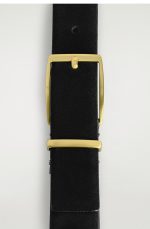 Classic Leather Belt Black - Image 4