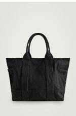 Canvas Large Capacity Tote Bag Black