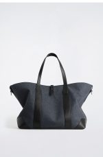 Wool Blend Medium Commuter Bag Gray Arrival - Image 4