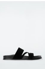 Broadband Leather Sandals Black - Image 3