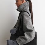 Cashmere Mittens Gray Autum